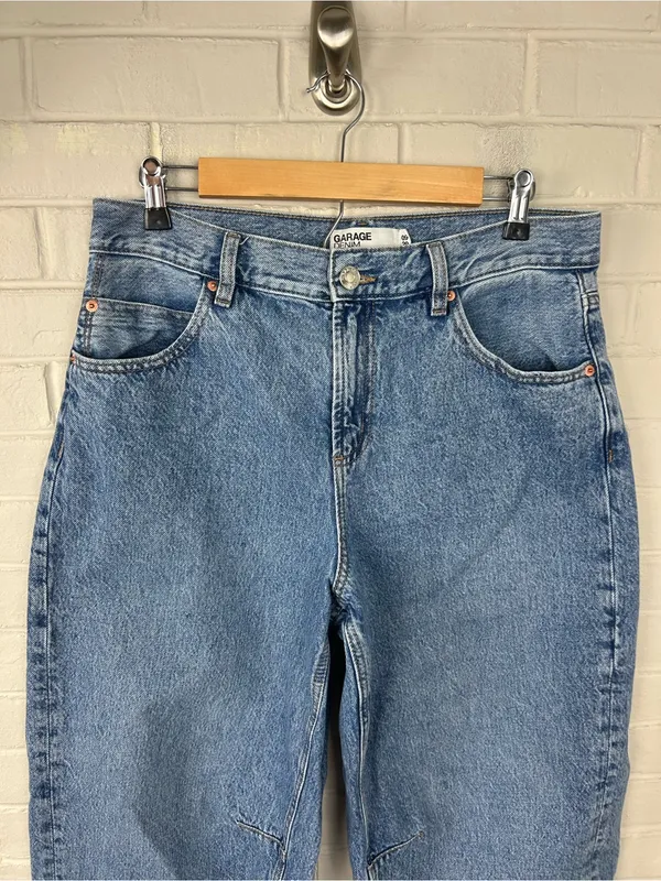 Garage Cotton High Rise Barrel Jeans Size 9/29 - Image 7