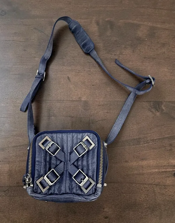 Schuler & Sons Anthropologie Leather Crossbody Bag - Image 2