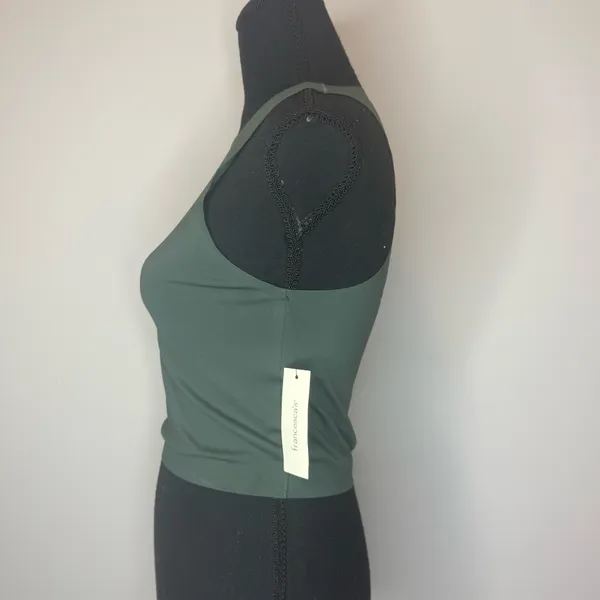 Francesca's Collections Forest Green Crewneck Tank - Image 2