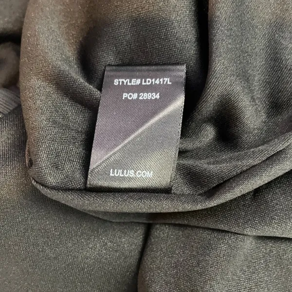 NWT Lulus Play On Curves Backless‎ Dress in Black Size Small - Image 6