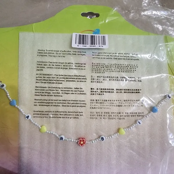 NWT Forever 21 Beaded Barbie Belly Chain (S/M) - Image 5