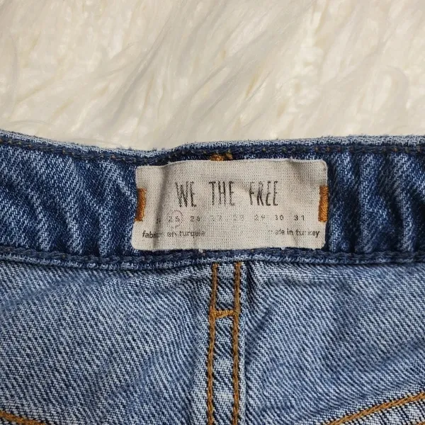 We The Free Distressed‎ Denim Skirt - Image 2