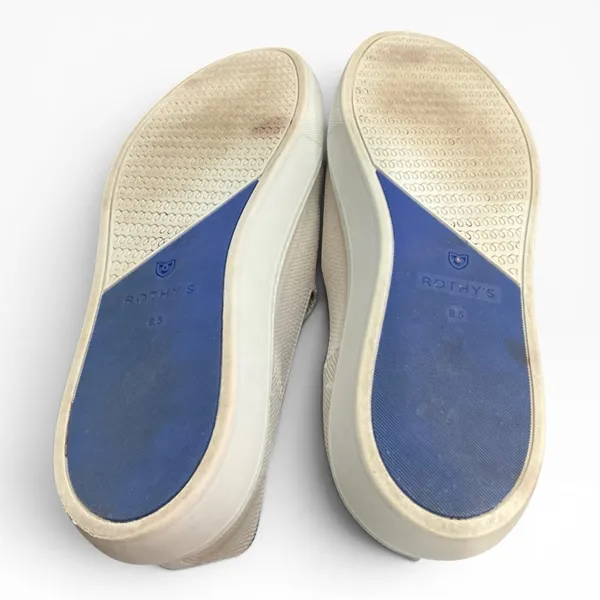 Rothy's Original Slip‎ On Sneakers Tennis Shoes Sand Women's Shoes 8.5 - Image 8