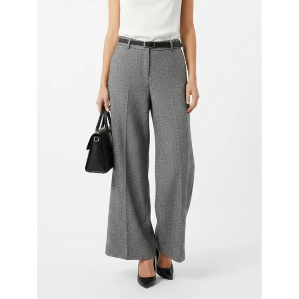 Talbots 100% Wool Black & Gray Thin Striped Trouser Pants 8 - Image 7