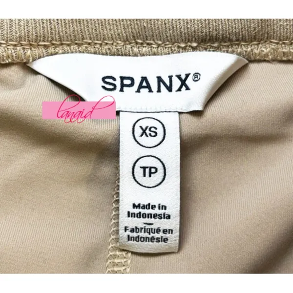 Spanx AirEssentials Pique Skort Ashwood Tan High-Rise Waist Shaping Piping Skirt - Image 8