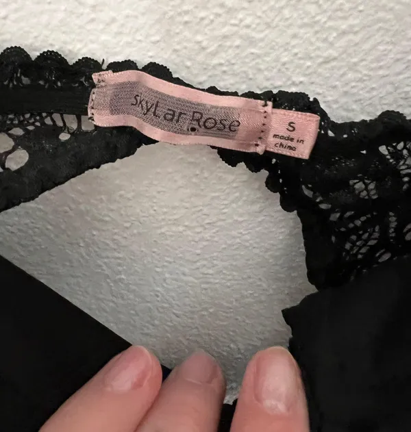 Skylar Rose Black Lace Bodysuit - Image 2