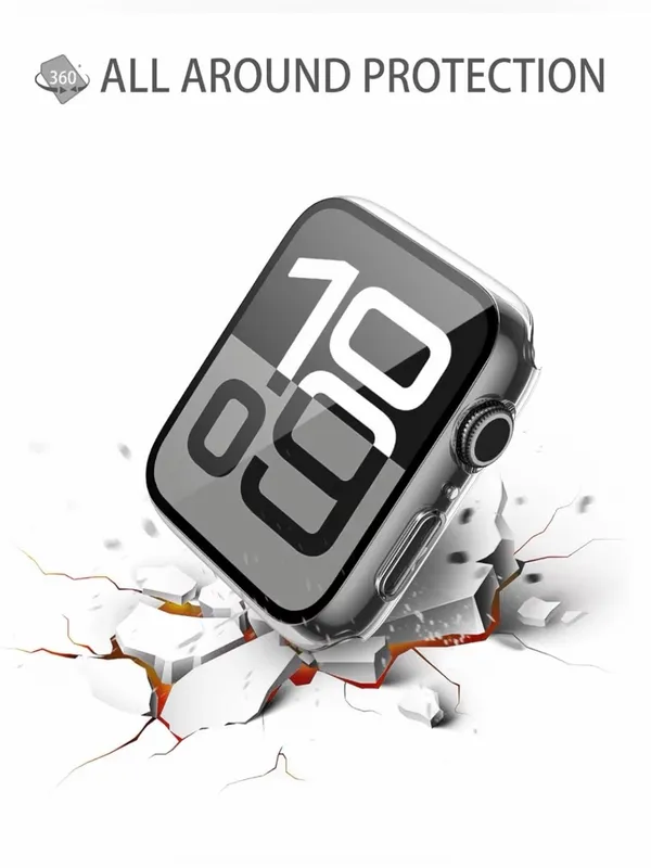 CLEAR CASE FOR WATCH COMPATIBLE WITH APPLE WATCH CASE 46 mm 10 11 series NIB NWT - Image 4