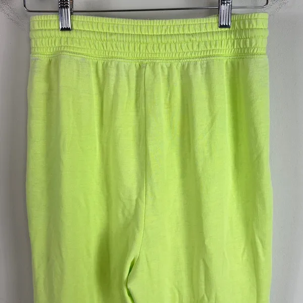 Free People Cozy Cool Girl Lounge Pants in Neon Green‎ Size Small - Image 8