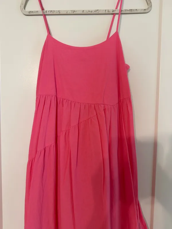 Boutique Pink Spaghetti Strap Maxi Dress - Image 2