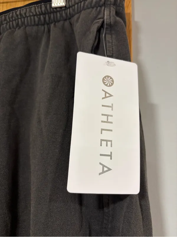 Athleta Airy Cotton Terry Capri Athletic Pants - Size XL - Image 4