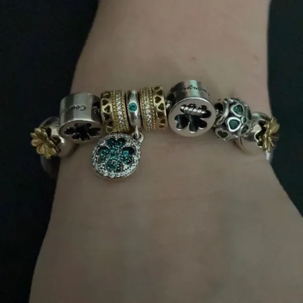 Pandora Lucky Four Leaf Clover Dangle Charm - Image 4