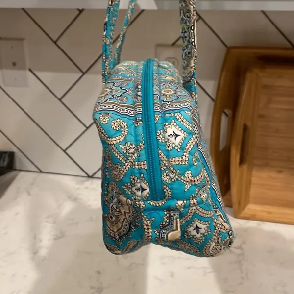 Vera Bradley Totally Turq Rectangular Shoulder bag Y2K bohemian retired pattern - Image 6