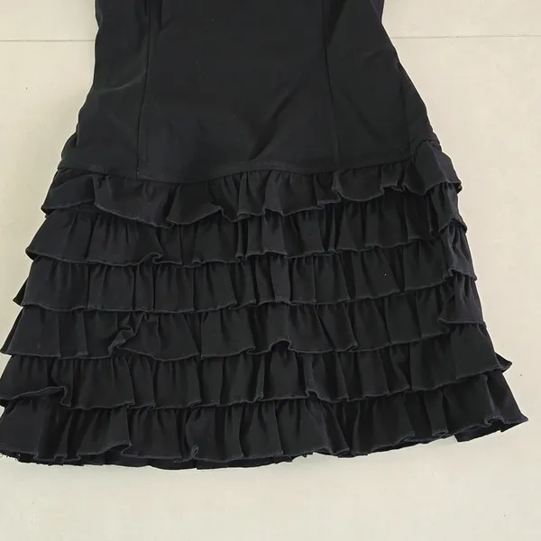 NWT! Edikted Strapless Tiered Ruffle Hem Minidress Size M - Image 6