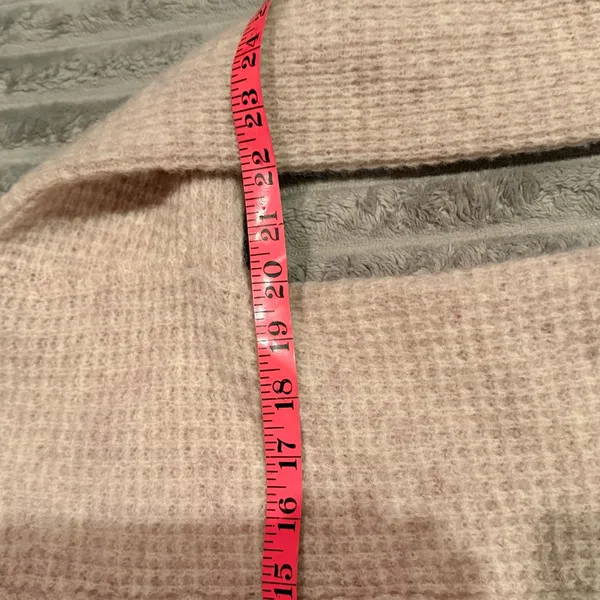 Free People Sidewinder Wool Sweater 100% Wool Turtleneck Beige XS - Image 5