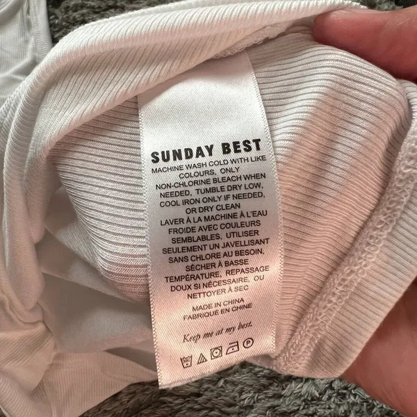 Sunday Best xs white tank top‎ - Image 6