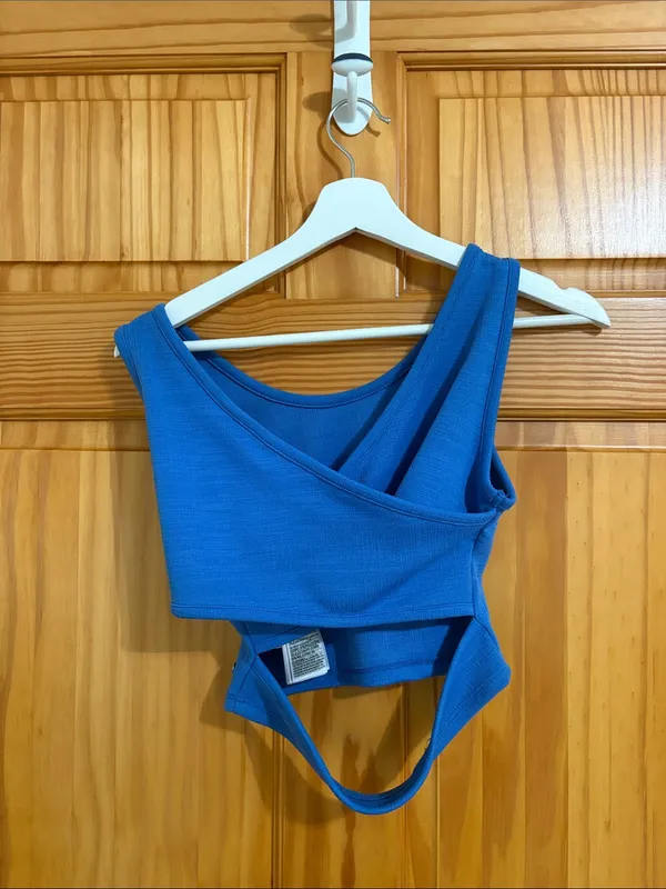 Roxy Size Small Blue Open-Back Tank Top - Image 3