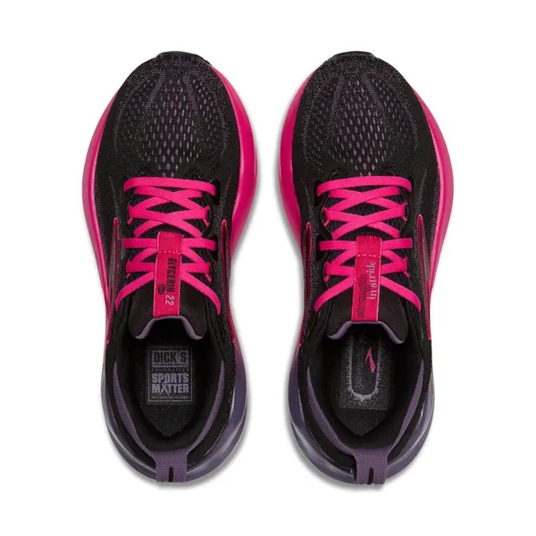 Brooks Womens Glycerin 22 Shoes Black Montana Fuschia NWB Size 6 - Image 3