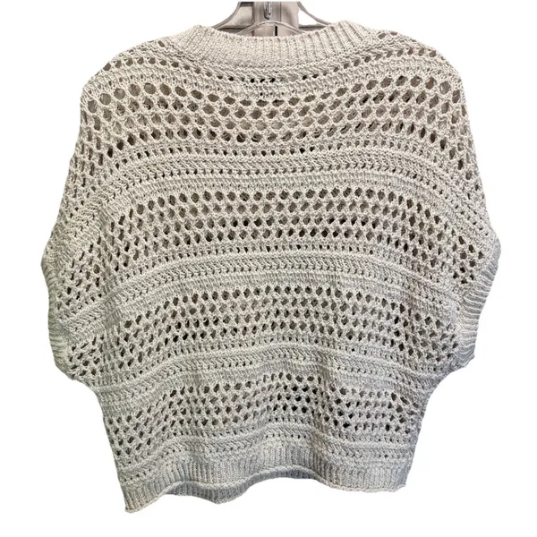 American Eagle Chunky Open Knit Sweater‎ Crew Neck Short Sleeve Size Small - Image 4