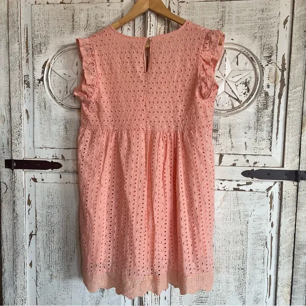 Peach Spring Dress Pink Size M - Image 4