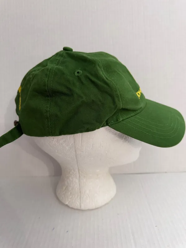 Cary Francis John Deere Green Baseball Cap with Yellow Logo - Image 3