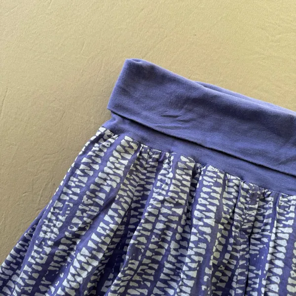 Vintage Gap Cotton Jersey Pleated Skirt - Image 5