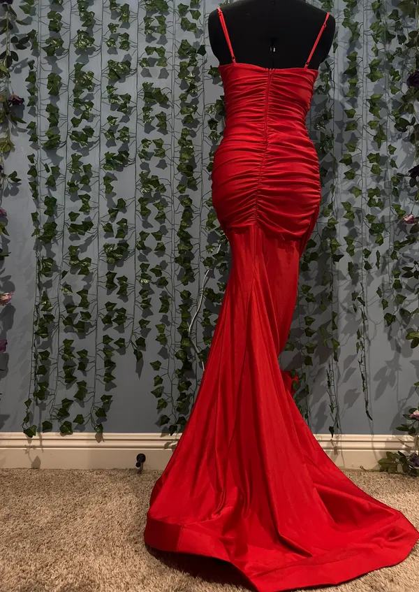 Red floor length gown Size XS - Image 7