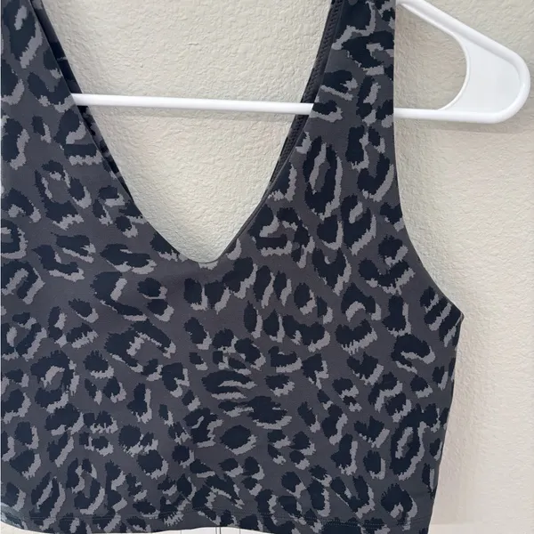 Aerie Blue Fitted Crop Tank Top - Image 2