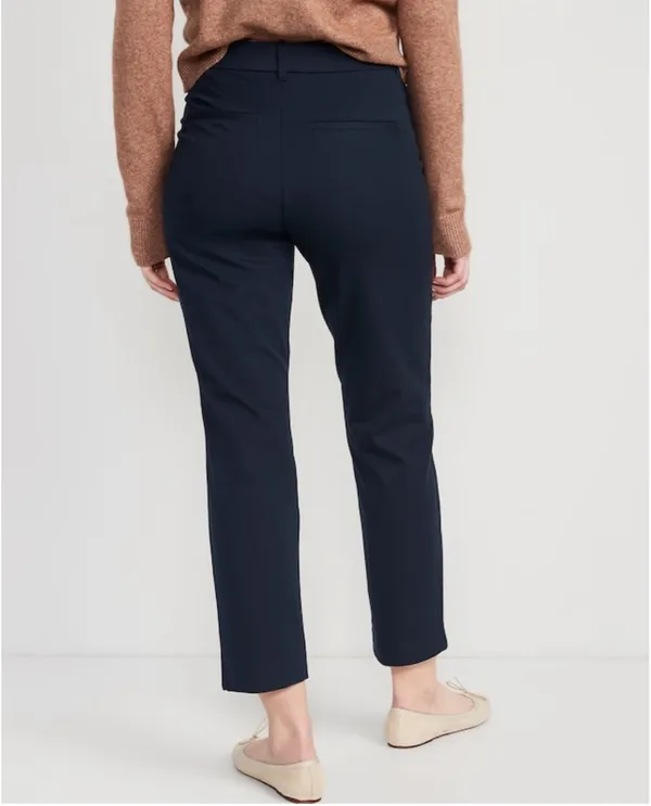 Old Navy High Rise Pixie Trouser in In The Navy - Image 3
