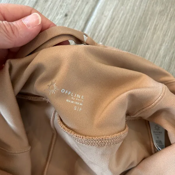 Aerie Tan Activewear romper - Image 3