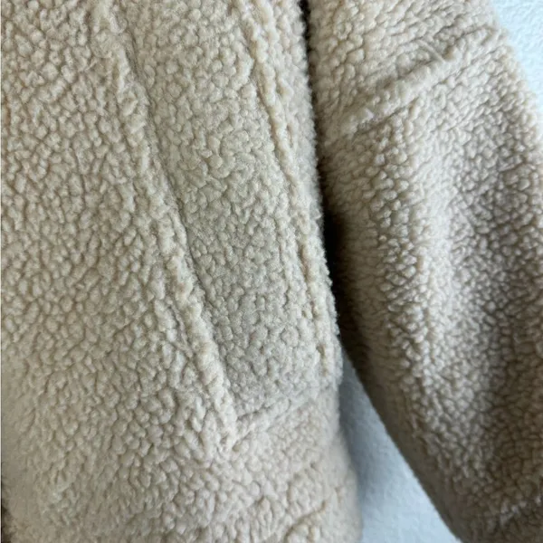 Vince Women's Button Front Sherpa Jacket Size S - Image 11
