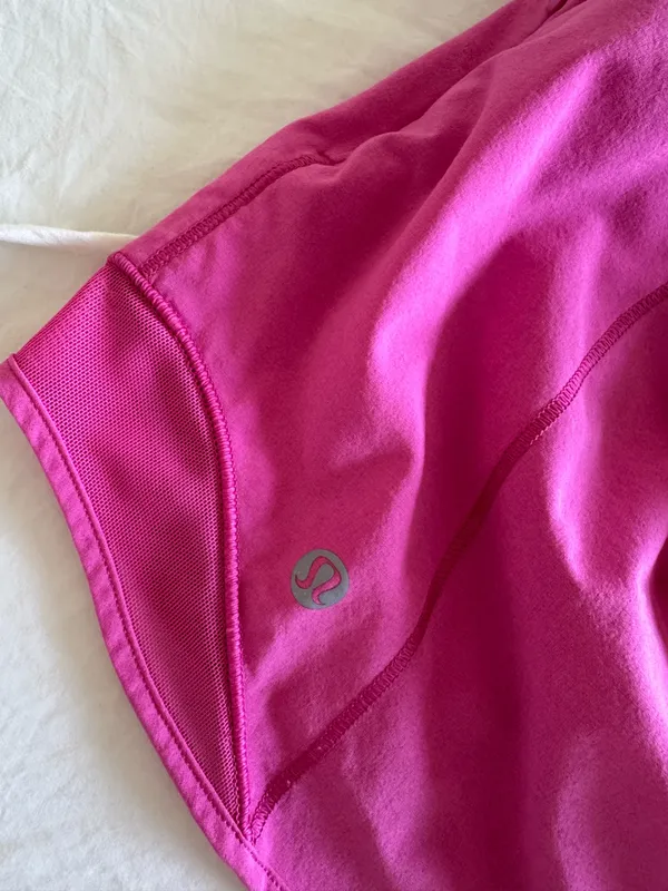 High-Rise Hotty Hot Lululemon Shorts 2.5" Pink - Image 3