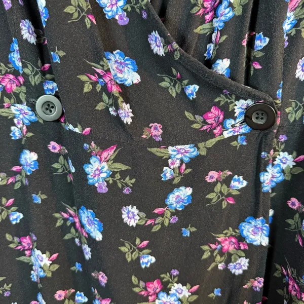 Wild Fable Floral Black Dress XL - Image 6