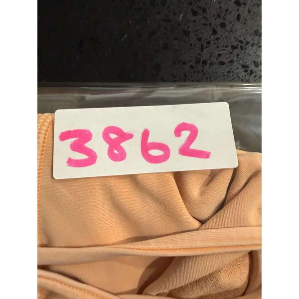 Lululemon Ebb to Street Bra Light Support Peach Longline Strappy Back 6 - Image 6
