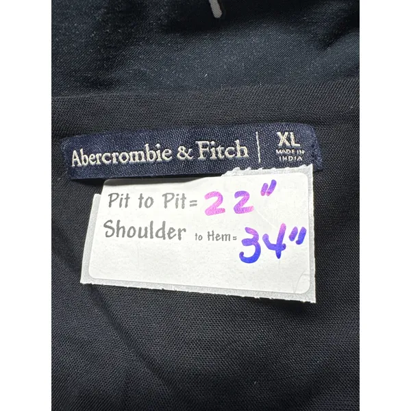 Abercrombie & Fitch Womens Floral‎ Button Front Romper Black XL 159D0493 - Image 3
