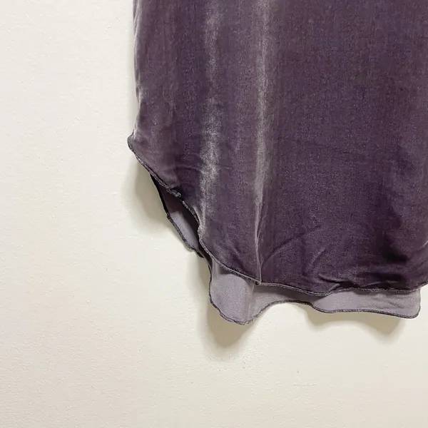 Wilfred Sevres Lilac Silk Crushed Velvet Sleeveless Top - Image 2