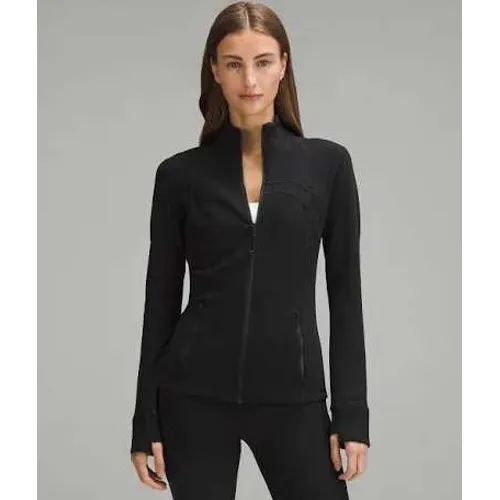 Lululemon Womens Jacket 12 Black Luon Define Full Zip Thumbholes Activewear - Image 2