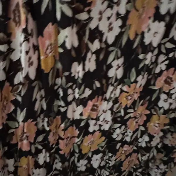 Audrey 3+1 Cowl Neck MIDI Flower Print Dress - Image 3