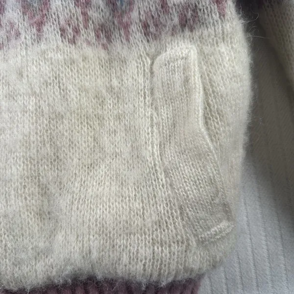 Alafoss Icewool Icelandic Wool Sweater Women’s Medium Vintage Nordic Fair Isle - Image 6