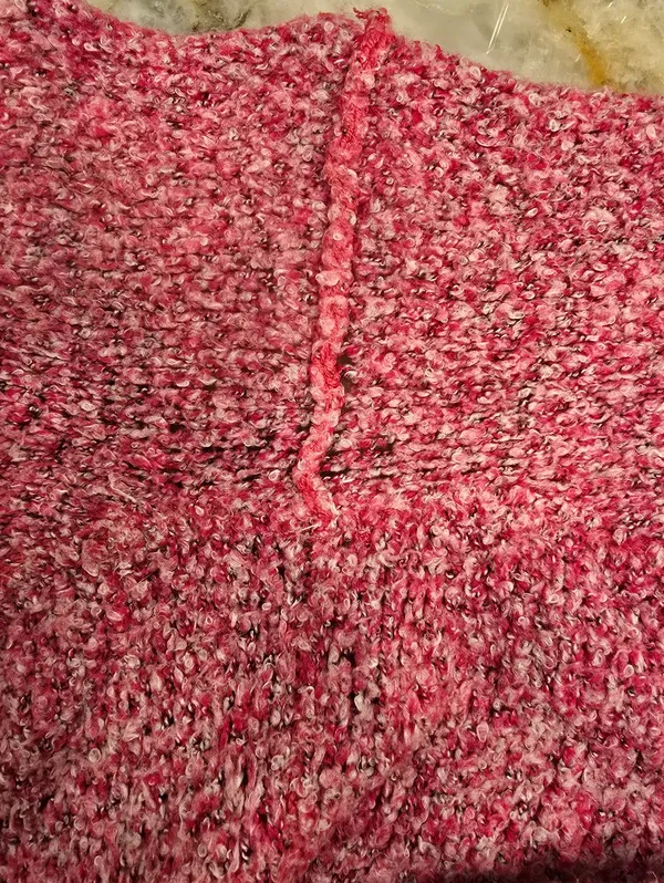 Free People BFF Cardigan Open Front in a Prickly Pear pink color S - Image 6