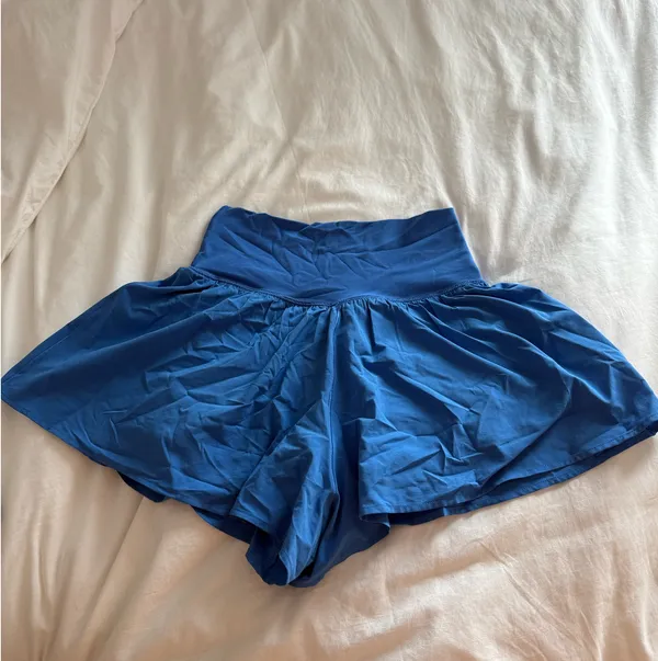 OFFLINE By Aerie Real Me Crossover Flowy Short blue - Image 2