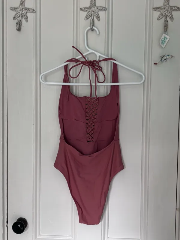 Open Back Aerie One-Piece Swimsuit - Image 4