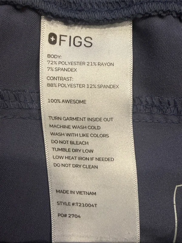 Figs women’s Kade straight scrub pants size large/T. - Image 3