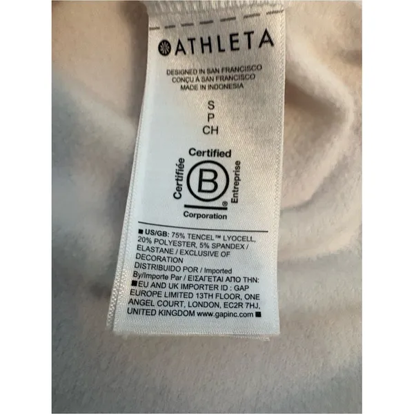 Athleta Blush Pink Pullover Sweatshirt Small Soft Lounge Athleisure - Image 4