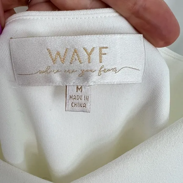 WAYF The Mina‎ Ruffle Strap Gown NWOT Med - Image 8