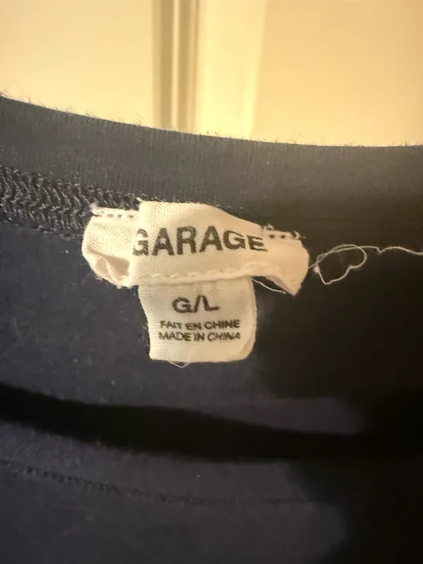 Estelle Navy Garage Tee - Image 4