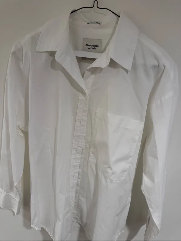 Abercrombie Oversized Poplin Shirt - Image 2