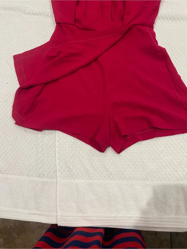 ZARA Women’s Red Sleeveless Romper - Image 3