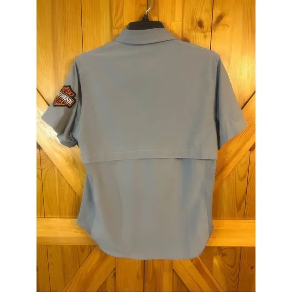 Harley Davidson Genuine Workwear Redstone Button Up READ Size Small (5985) - Image 6