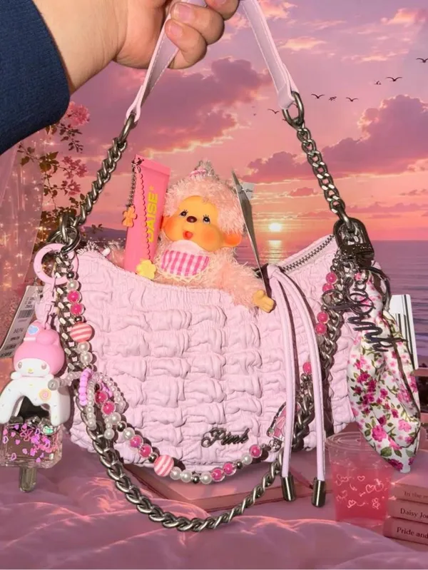 Victoria's Secret PINK X Monchhichi Purse - Image 6