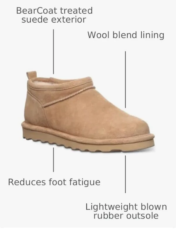 Bearpaw Women’s Super Shorty Wide Iced Coffee Size 8 New 360 Wide BearCoat - Image 3